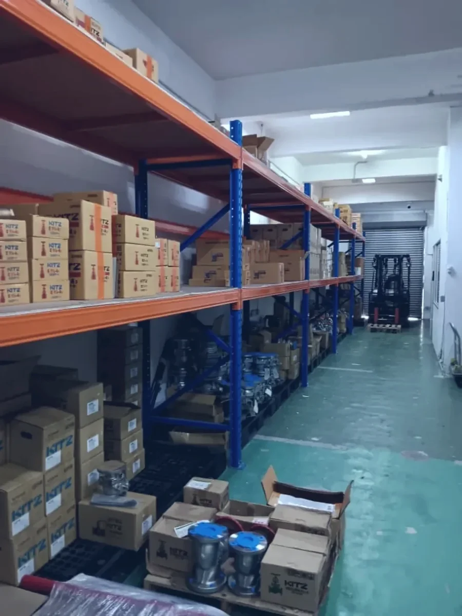 Inside the Optimus Distributor warehouse at Jalan Tiara 3, Subang Jaya